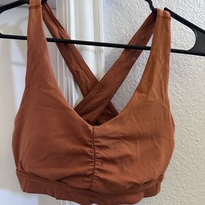 Aerie Real Me Ruched Sports Bra